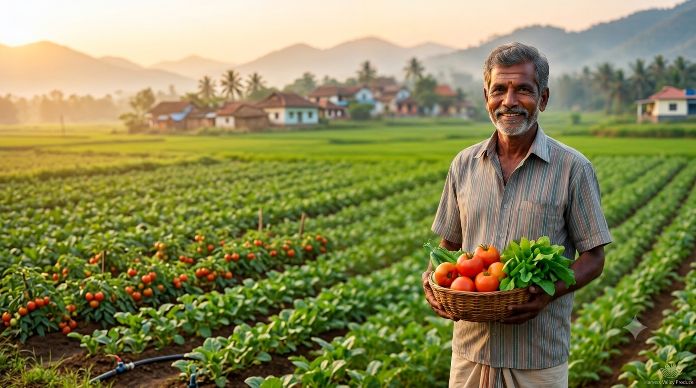 VP NEXUES farm partner with fresh produce